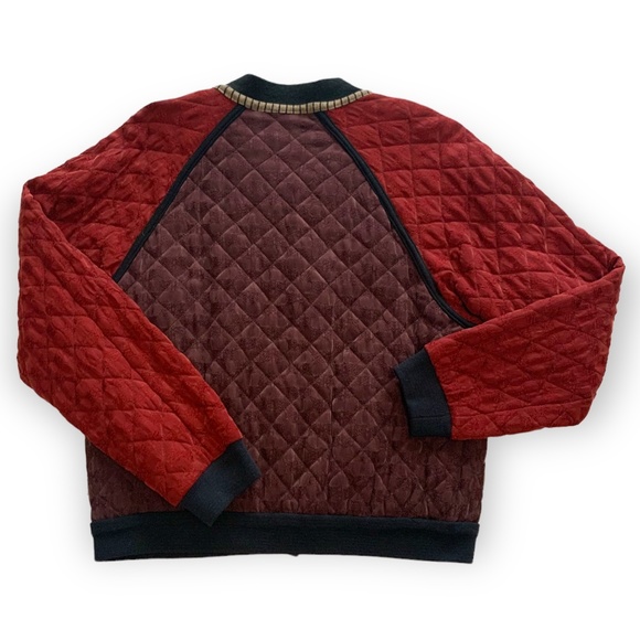 Vintage BETS Canvasbacks Quilted Button-Down Jacket Coat Small S - Picture 9 of 11